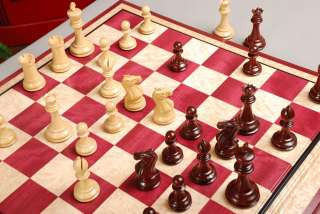   knight boxwood blood rosewood on purpleheart signature chessboard