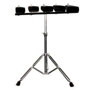  Kalos by Cecilio KP_CB 5P 5 Set of Cowbell with Stand 