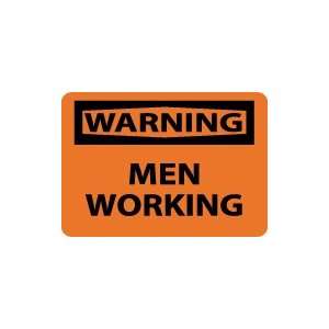  OSHA WARNING Men Working Safety Sign