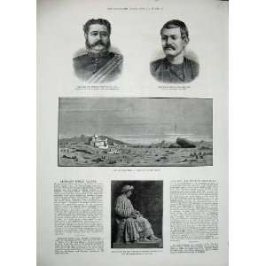   1884 Statue Prussano Tagore Assouan Egypt Chunder Men