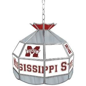   Mississippi State U Stained Glass Tiffany Lamp   16 Inch Electronics