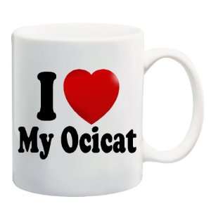 LOVE MY OCICAT Mug Coffee Cup 11 oz ~ Cat Breed