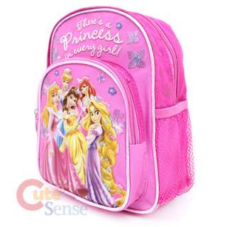 Disney Princess w/Rapunzel School Backpack Bag 10Small  