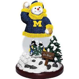  Michigan Wolverines Snowfight Figurine