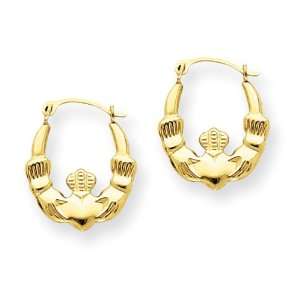  14k Claddagh Hoop Earrings West Coast Jewelry Jewelry