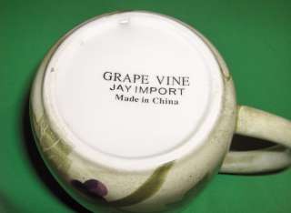 Vintage 39 Pc Set Jay Imports China Grape Vine Lovely  