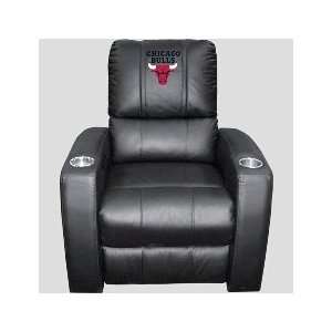 Home Theater Recliner With Bulls XZipit Panel, Chicago Bulls  