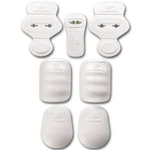 Alleson Youth Snapped Football Pads Set 7 Pc. WHITE ONE SIZE FITS MOST 