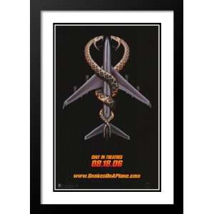 Snakes on a Plane 32x45 Framed and Double Matted Movie Poster   Style 