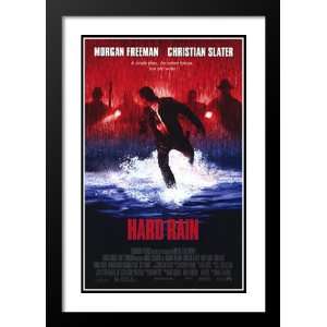  Hard Rain 20x26 Framed and Double Matted Movie Poster 