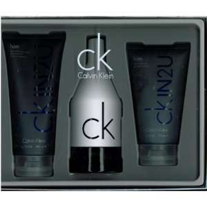  Ckin2U Gift Set 3 Pcs. (5.1 fl. oz. Eau De Toilette Spray 