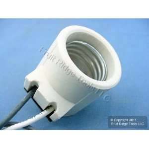  Leviton Porcelain Light Socket 15° Angle Pan Lamp Holder 