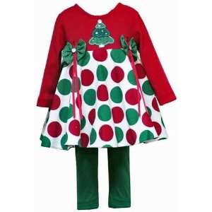  Christmas Tree Circle Dress & Leggins ~ 6M (H631819) Baby