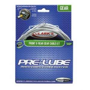  Clarks, Pre Lube, MTN/Rd, SS, Kevlar Gear Cable Kit 