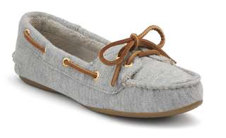 Sperry Top Siders Womens Skiff Boat Shoe Heather Grey 9246315 New In 