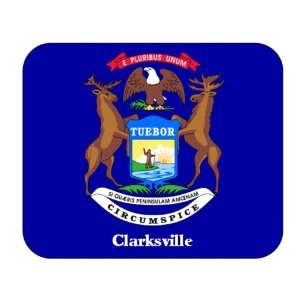  US State Flag   Clarksville, Michigan (MI) Mouse Pad 