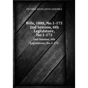  Bills, 1888, No.1 175. 2nd Session, 6th Legislature, No.1 