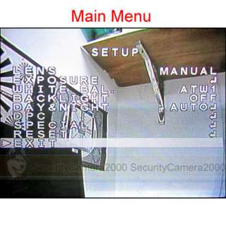 HD 600TVL Mini Pinhole Camera 3.7mm Lens with OSD Menu Line Control 