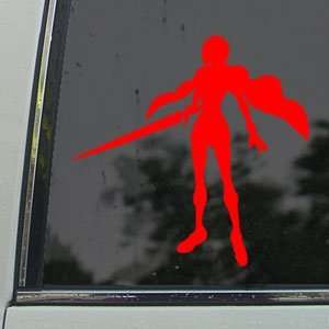  Claymore Clare Red Decal Yoma Clare Truck Window Red 