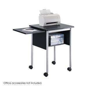 Safco Printer Stand w/ Slide Away Shelf