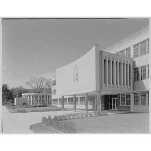 Photo Cardinal Spellman High School. South facade I 1962  
