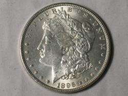 1896 MORGAN DOLLAR   US SILVER $ COIN  