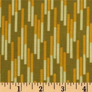  44 Wide Spirographix Dashes Olive Fabric By The Yard 