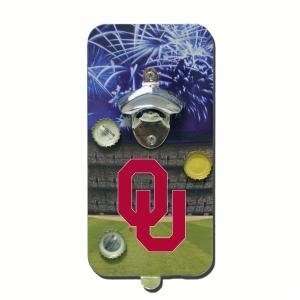  Oklahoma Sooners Click N Drink Magnetic Bottle Opener 