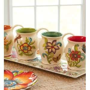  4 Assorted Madisons Garden Coffee Mug