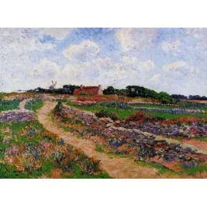   name A Path in Clohars Finistere, by Moret Henri