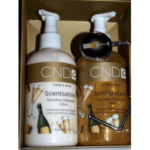  CND Creative Scentsations Gift Set 2010 Champagne Lotion 