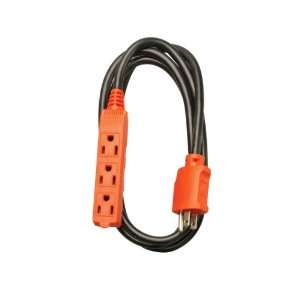  Coleman Cable 3521 14/3 SJT Vinyl Trinector Extension Cord 