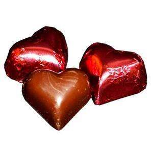   of Solid Dark Chocolate Cherry Truffle Hearts Organic Vegan By Sjaaks