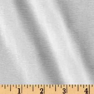  60 Wide Accordion Crepe Chiffon Knit White Fabric By The 