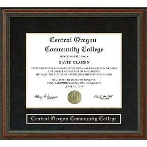  Central Oregon Community College (COCC) Diploma Frame 