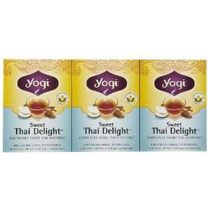 Yogi Tea Sweet Thai Delight, Herbal Supplement, Tea Bags, 16 ct, 3 pk 