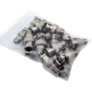  Lot Of 20 BNC Male To Coax F Female Adapter Plugs NEW 