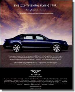 2006 Bentley Flying Spur luxury sedan automobile photo car ad  