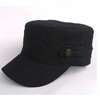 Adjustable Classic Army Cadet Military Flat Top Hat Cap  