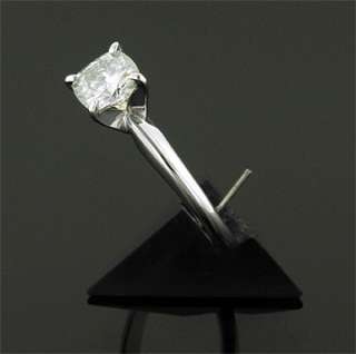 49 CT 14KW MOISSANITE CUSHION CUT SOLITAIRE RING  