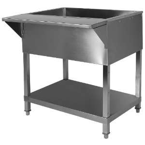  Stainless Ice Cooled Cold Pan Table 78 Long Health 