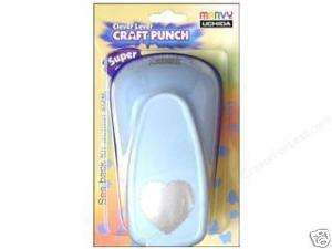 SCALLOP HEART 1.75 Super Jumbo Clever Lever Punch Marvy  