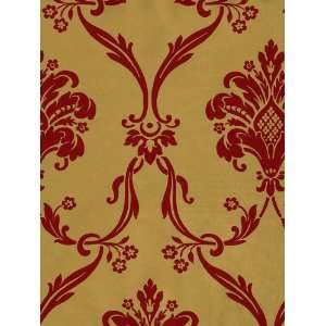  Pattern Gold on Red Wallpaper in Classic Silks