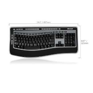   Keyboard 6000 Keyboard 104 Wireless Black Comfort Curve w/ Quiet Touch