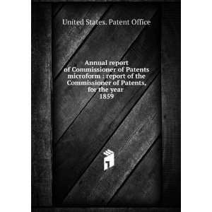  of Commissioner of Patents microform  report of the Commissioner 
