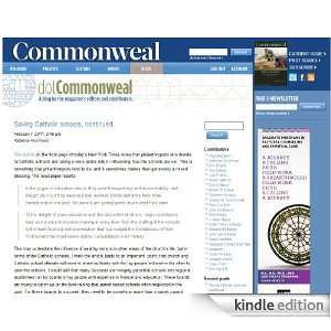  dotCommonweal Kindle Store Commonweal Magazine