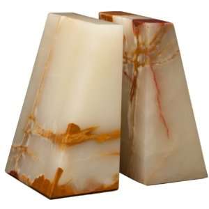 Marble Wedge Bookends 
