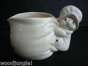 PILLSBURY DOUGH BOY CREAMER Milk Coffee Ceramic Vintage T.P.C. 1998 
