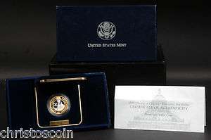 2000 Library of Congress Bimetallic $10 Proof Commemorative Gold 