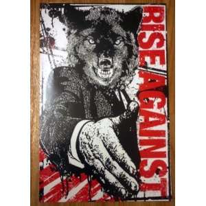 Rise Against original 11 by 17 inch promotional poster